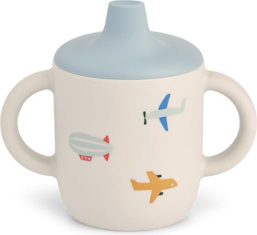 Produktbild Liewood Silikon Trinkbecher Schnabeltasse Cup Neil Aviator Ecru