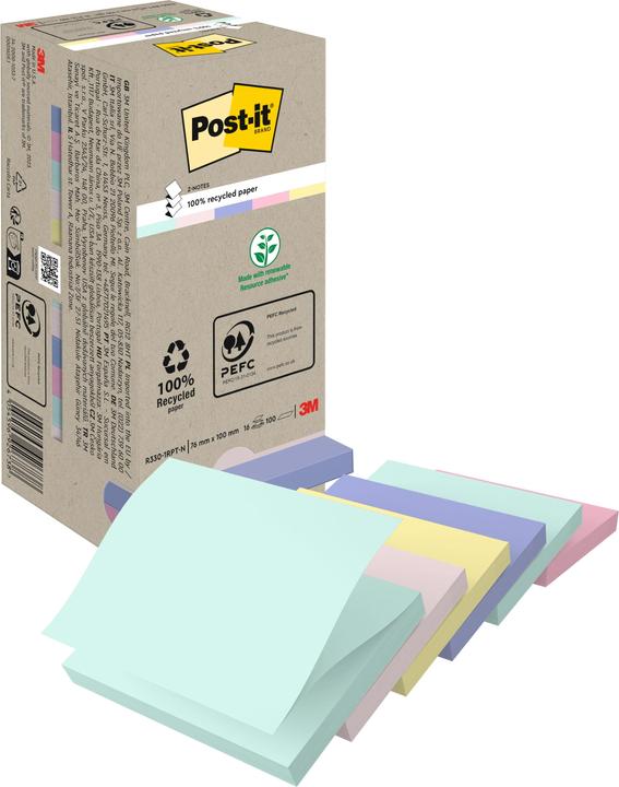Produktbild Post-it Recycling Z-Notes (76 x 76 mm)