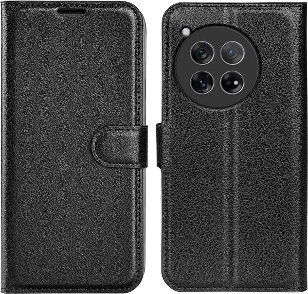 Actual product image MU Classic Litchi Leather Bookcover Series (OnePlus 12)