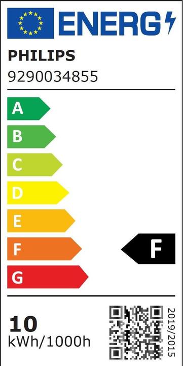 Energie-Label Philips Professional LED-Reflektorlampe (E27, 9.50 W, 760 lm, 1 x, F)