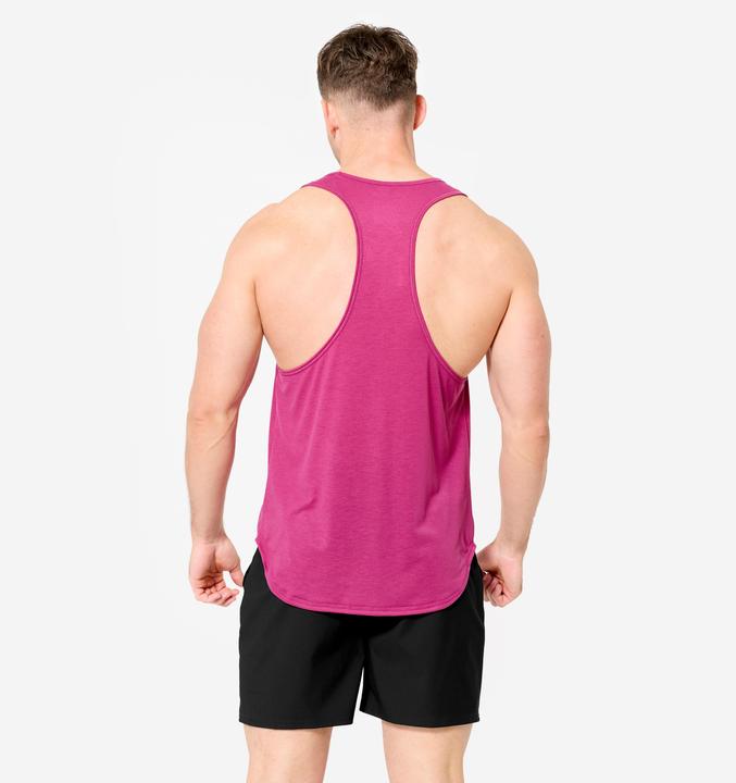 Actual product image Domyos Tank Top Stringer Herren Schwimmerrücken - lila (L)