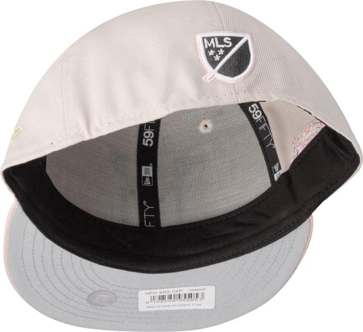 Actual product image New Era 59Fifty Fitted Cap - MLS Inter Miami stone - 7 (7)