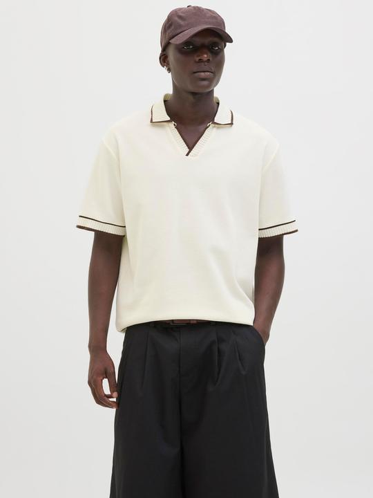 Actual product image Jack & Jones Jorsummer Split Neck Polo Styd Ss25 (L)