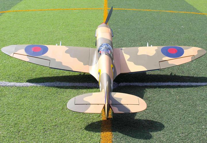 Actual product image Seagull Models SG-Models ) Spitfire Giant 86" 55cc with electric retractable landing gear and matt (Warbird)