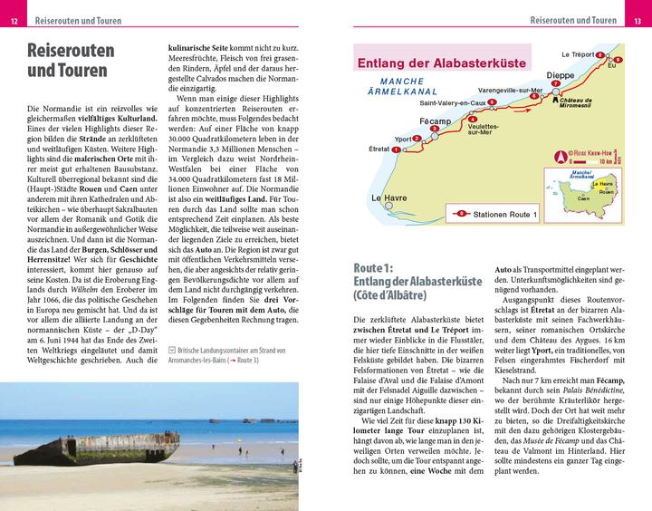 Produktbild Reiseführer Normandie (Deutsch, Hans Otzen, Barbara Otzen, 2025)