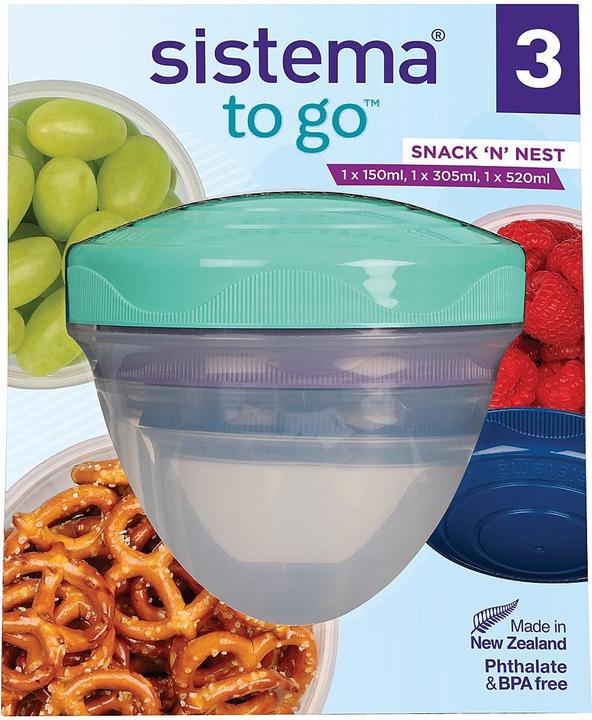 Image du produit Sistema Snack'n'Nest to go 3er
