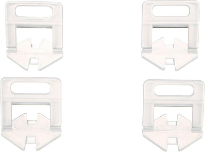 Produktbild Sixtol Nivellierklemmen-Set LEVEL SYSTEM T-HOLD 2mm, 500 Stück