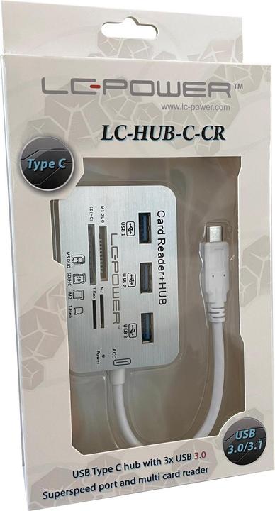 Immagine prodotto LC-Power Hub USB LC-HUB-C-CR (USB-C, 7 Porti)