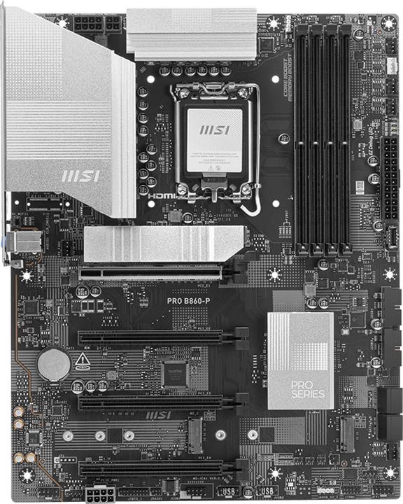 Actual product image MSI PRO B860-P (LGA 1851, Intel B860, ATX)