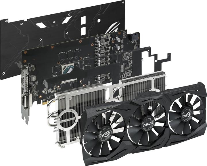 Produktbild ASUS Radeon ROG STRIX RX 580 O8G GAMING (8 GB)
