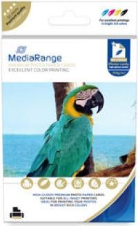 Actual product image MediaRange PHOTO PAPER CARDS 150gr WHITE MRINK115 50sheets glossy 100x150mm (150 g/m², 100 x 150 mm, 50 x)