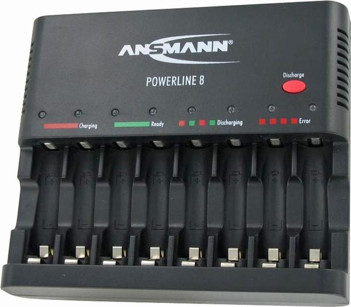 Immagine prodotto Ansmann Caricatore Powerline 8 per 1-8 batterie AA / AAA (AA, AAA)
