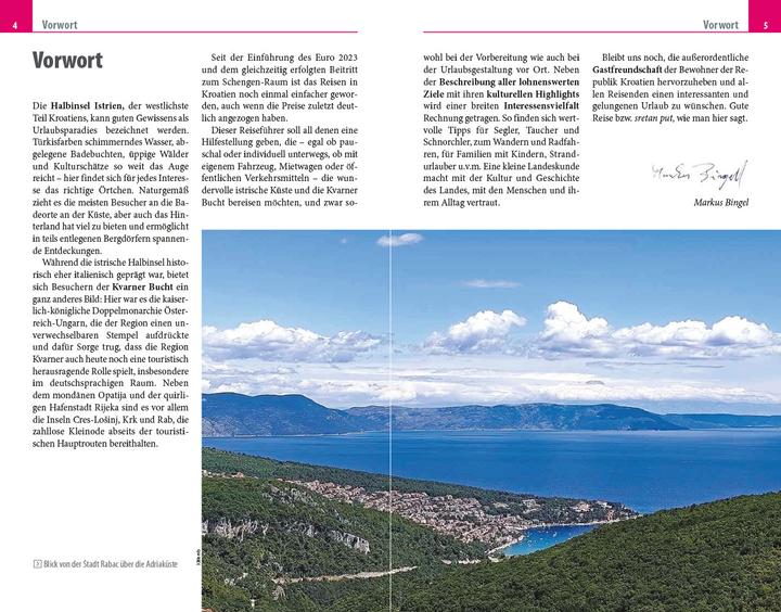 Produktbild Reiseführer Kroatien: Istrien und Kvarner Bucht (Deutsch, Werner Lips, Markus Bingel, 2025)