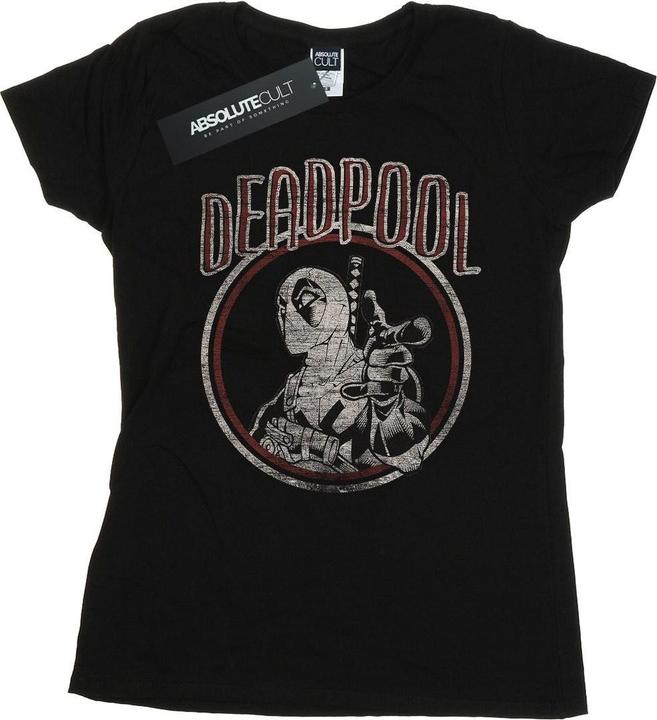 Deadpool Vintage Circle TShirt (S)