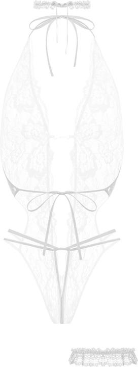 Actual product image Christine Le Duc Offener Schritt BodySet Renee Weiss (L, XL)