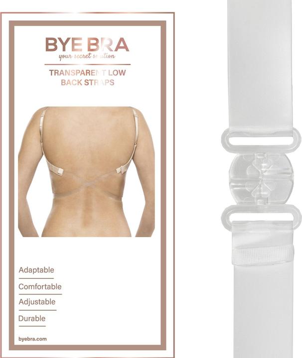 Actual product image Bye Bra Low Back Strap (Single pack, One size)