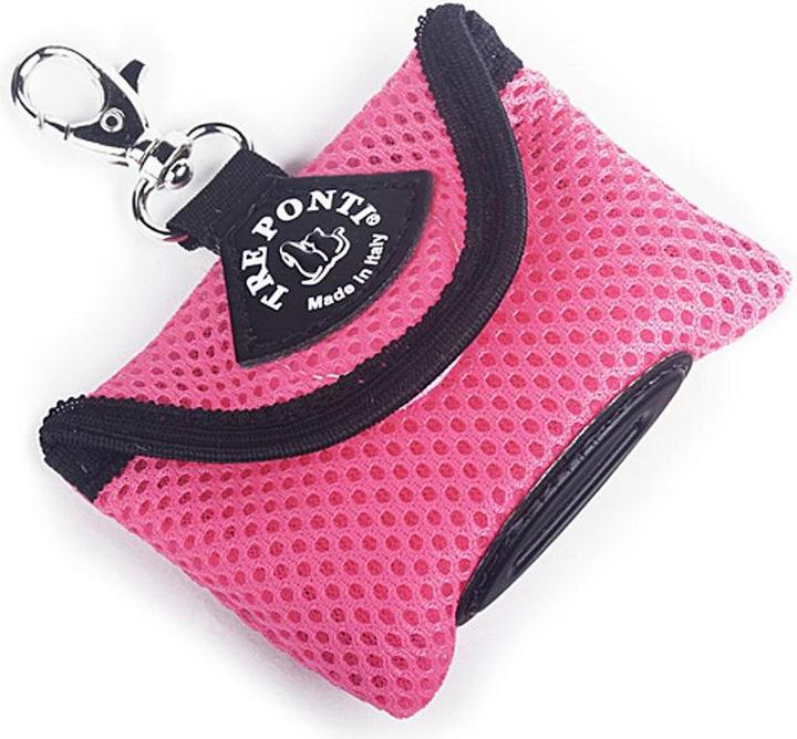 Tre Ponti Chiens Poop Bag rose vif (Chien, Général)