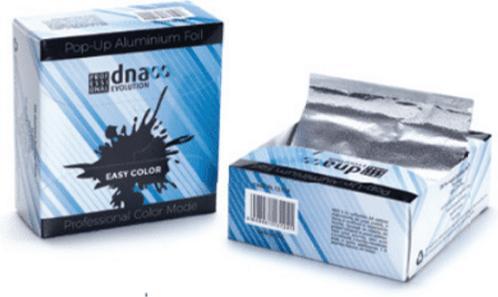 DNA Footwear Alu-Strähnenfolie 200 Stück 128 X 274mm 15 Micron