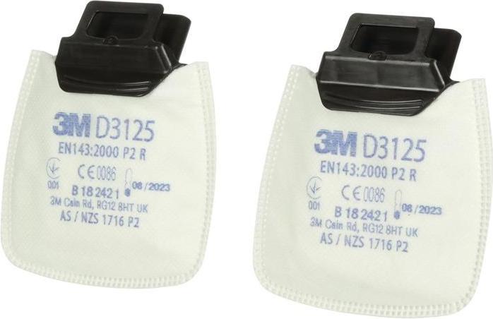 Immagine prodotto 3M Filtro antiparticolato Secure Click P2 R D3125 2 pz. (Filtro di ricambio per respiratore)