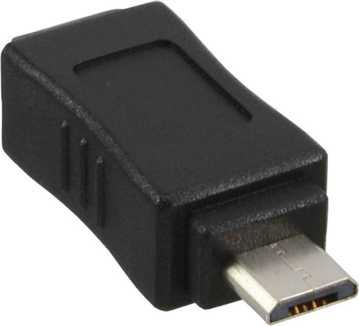 Immagine prodotto InLine Adattatore Micro-USB Micro-B maschio a Mini-USB femmina