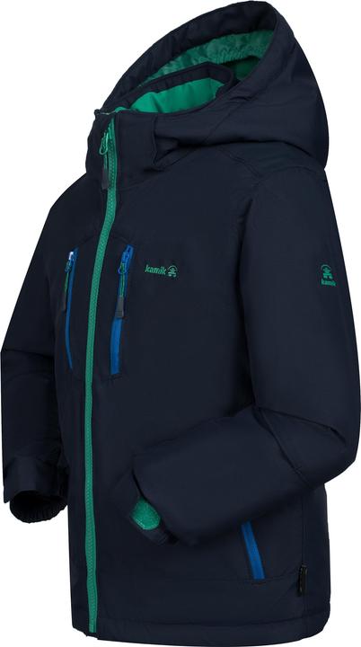 Produktbild Kamik Hux Skijacke Mitternacht / Grün Kinder (104)