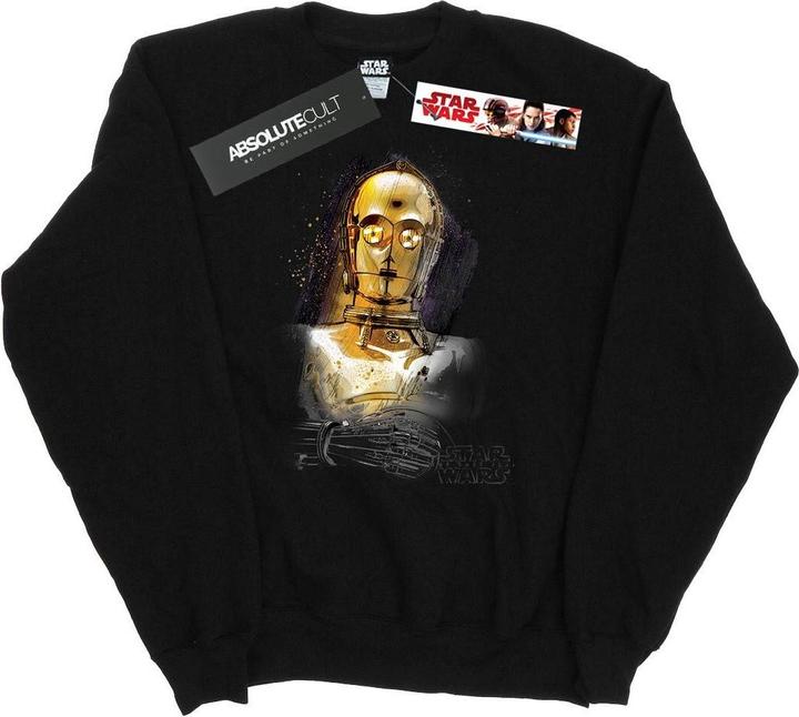 Star Wars The Last Jedi C3PO Brushed Sweatshirt (S)