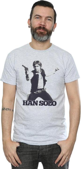 Immagine prodotto Star Wars Han Solo Retro Photo Maglietta Uomo (XL)