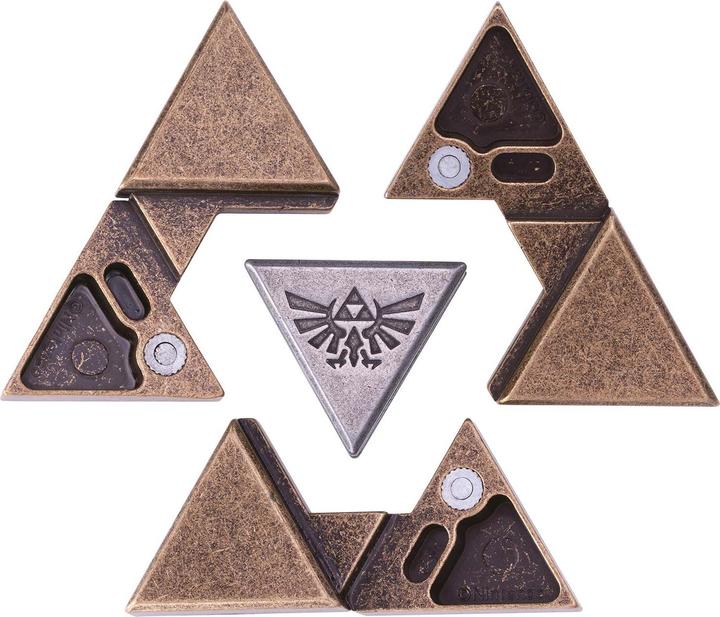 Actual product image Hanayama Toys The Legend of Zelda Puzzle : Triforce (4 pieces)