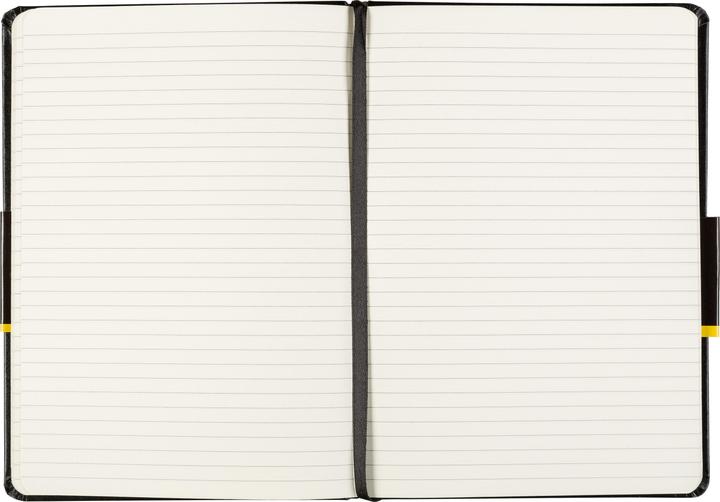 Produktbild Idena Notizbuch A5 liniert schwarz FSC-Mix (A5, Liniert, Harter Einband)