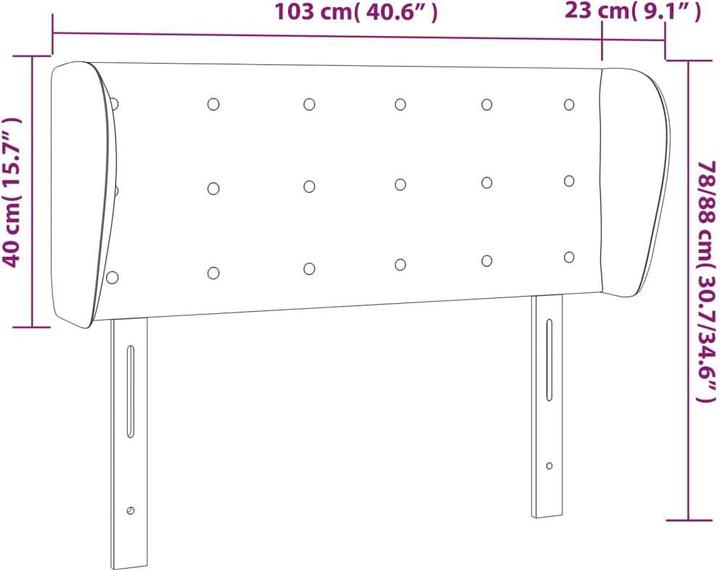 Actual product image VidaXL Olova (103 x 23 x 88 cm)