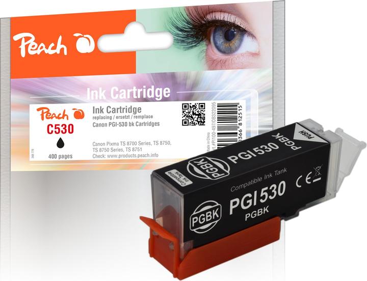 Immagine prodotto Peach Cartuccia Canon PGI-530/CLI-531 MultiPack compatibile (PGBK)