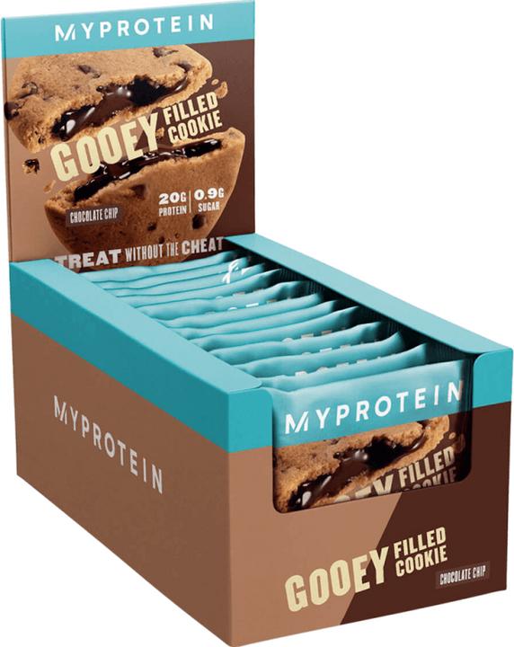Produktbild MyProtein Protein Filled Cookie (12 x 75g) (Chocolate chip, 12 Stk., 900 g)