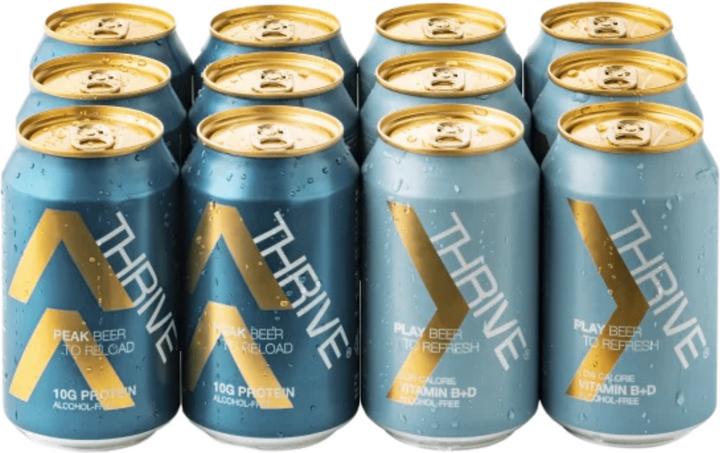 Actual product image Thrive Variety Pack Peak & Play (24 x 33 cl)