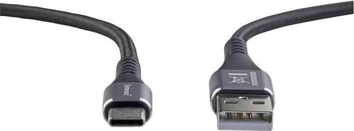 Image du produit Intenso C315C USB-C auf USB-C Kabel, 60W Schnellladen, 1,5 m, für iPhone, Samsung Galaxy, Macbook, L (1.50 m, USB 2.0, 60 W)