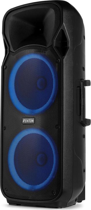 Fenton Speaker Bluetooth - FT212LED MK2 karaoke box met LEDâ€™s, accu en microfoons - (Aktiv)
