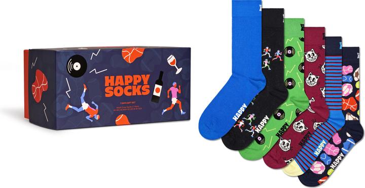 Happy Socks 7 Days Socks Gift Set (7er Pack, 36 - 40)