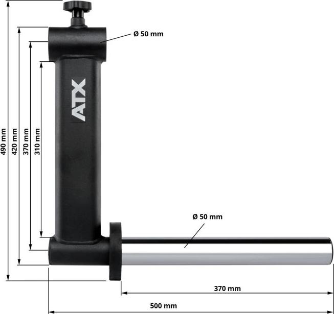 Actual product image ATX Camber Bar Attachment 50mm