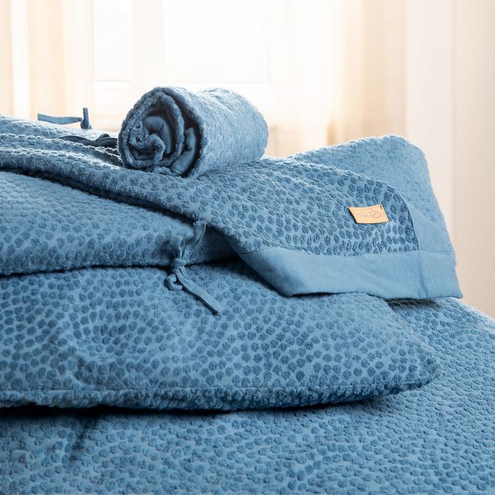 Produktbild Roba Bettschlange 'Seashells' indigo