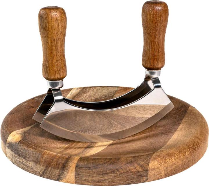 Actual product image Intirilife Weighing knife with chopping board for herbs and spices