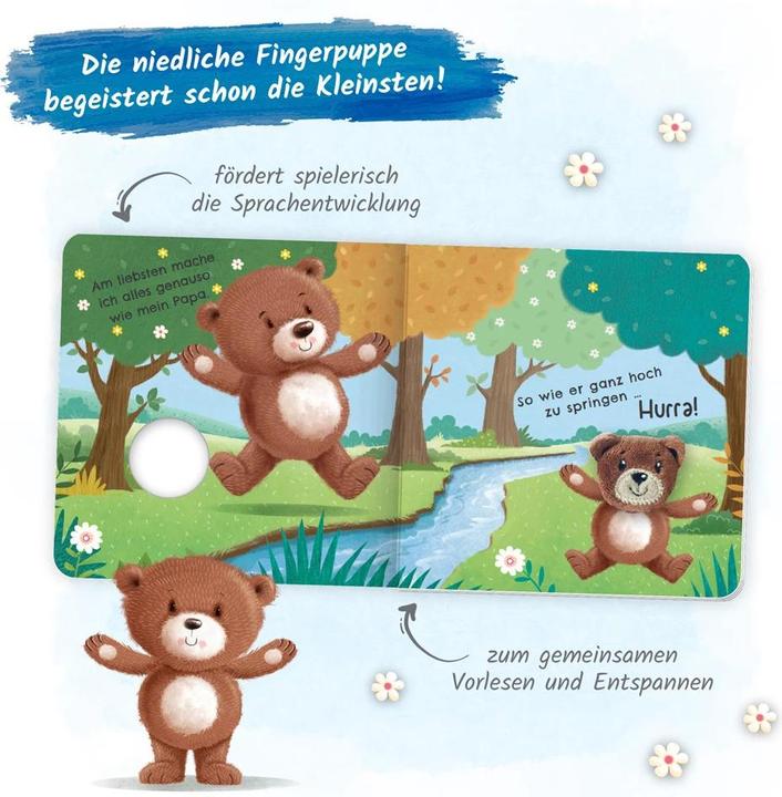 Produktbild Fingerpuppenbuch Papa und ich