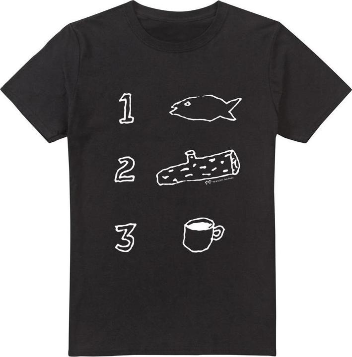 Twin Peaks Coffee Log Fish TShirt (L)