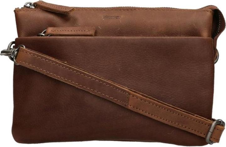 Image du produit DSTRCT Small Crossbody Bag / Umhängetasche Damen - Leder - Preston Park - Cognac