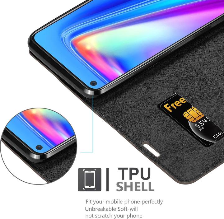Immagine prodotto Cadorabo Copertina magnetica invisibile del libro (Realme 7)