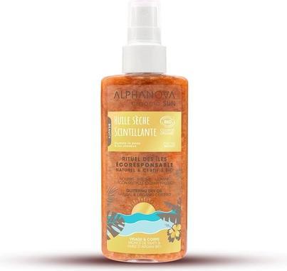 Produktbild Alphanova SUN Spray schimmerndes Öl Bio Öl (Selbstbräunungsschaum, 125 ml)