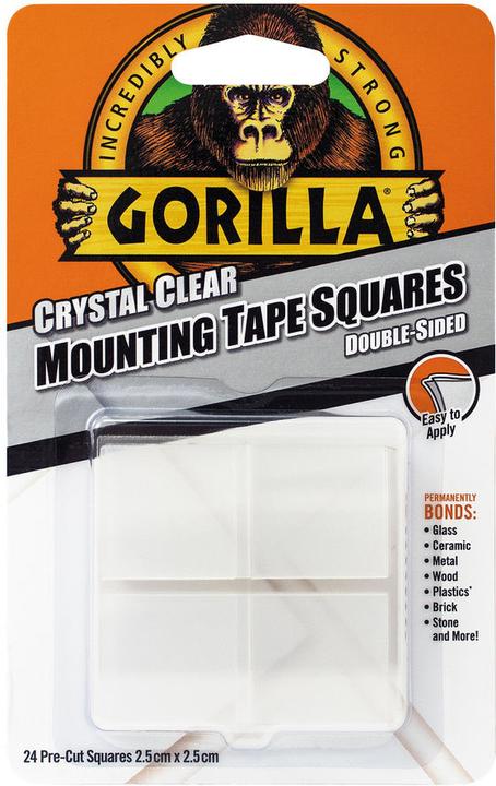 Gorilla Adhesive tape mounting tape squares 24 pcs. (25 mm)