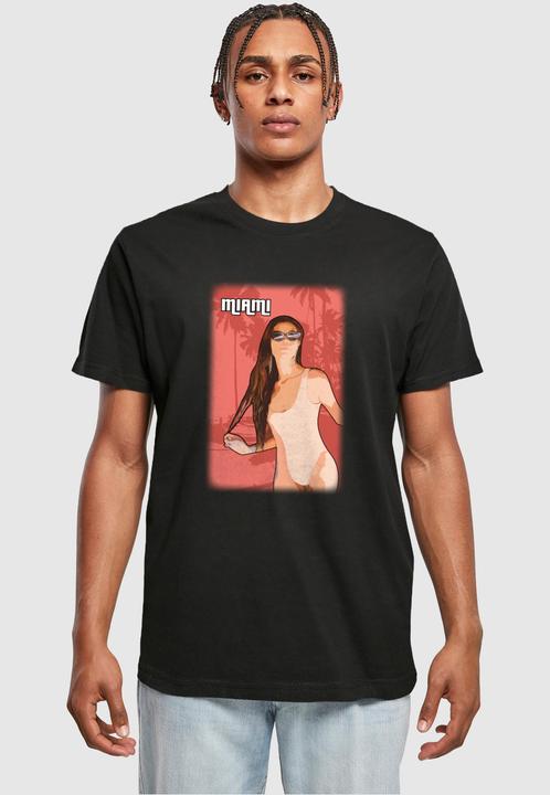 Actual product image Merchcode Grand Miami T-Shirt Round Neck - 116983 (XS)