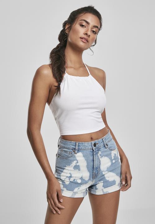 Produktbild Urban Classics Ladies Cropped Neckholder Top 2-Pack (XXL)