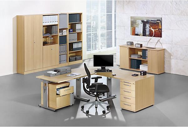 Image du produit Hammerbacher FINO - Armoire à portes coulissantes (120 x 40 x 110 cm)