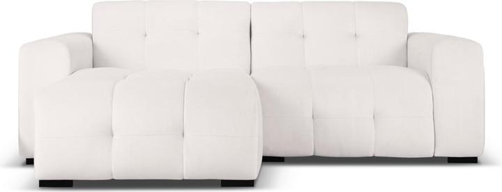 Actual product image Micadoni Velvet Left Corner Sofa, "Kendal", 4 Seats, 256x173x79Made in Europe (Corner sofa)