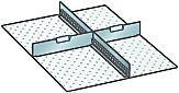 Produktbild Lista Einteilungs-Set für Schubladenmasse 459 x 612 mm